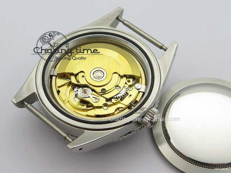 Strap SS Vintage On Dial Black A2836 Date Nylon No 1680 Submariner 0403